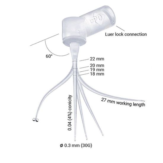 Picture of Irriflex Type Flexible Irrigation Tips Dual Side Vent