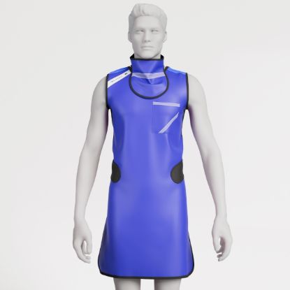 Picture of Lead Aprons For Xray Radiation Protection With Thyroid Collar Guard