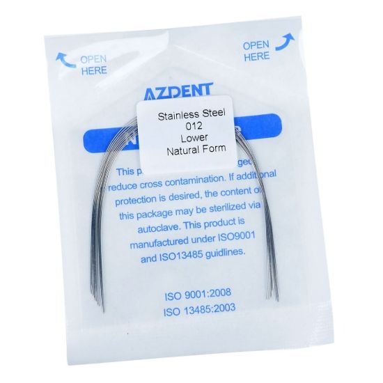 Picture of Orthodontic Arch Wires Stainless Steel Natural Form