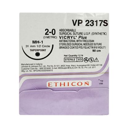 Picture of Surgical Suture Vicryl 3.0 Absorbable R/B Ethicon