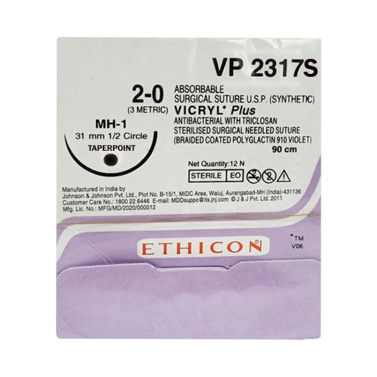 Picture of Surgical Suture Vicryl 3.0 Absorbable R/B Ethicon